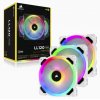Photo Corsair LL120 RGB Dual Light Loop Triple Pack with Lighting Node PRO (CO-9050092-WW) White