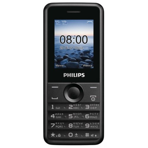 Купить Мобильный телефон Philips Xenium E103 Dual Sim Black - цена в Харькове, Киеве, Днепре, Одессе
в интернет-магазине Telemart фото