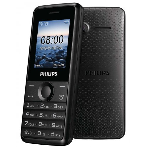 Купить Мобильный телефон Philips Xenium E103 Dual Sim Black - цена в Харькове, Киеве, Днепре, Одессе
в интернет-магазине Telemart фото
