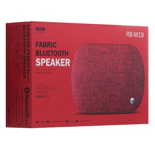 Купити Портативна акустика Remax RB-M19 (6954851287476) Red - ціна в Києві, Львові, Вінниці, Хмельницькому, Франківську, Україні | інтернет-магазин TELEMART.UA фото