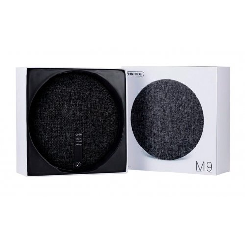 Купити Портативна акустика Remax RB-M9 (6954851260820) Black - ціна в Києві, Львові, Вінниці, Хмельницькому, Франківську, Україні | інтернет-магазин TELEMART.UA фото