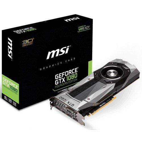 Продати Відеокарта MSI GeForce GTX 1080 Founders Edition 8192MB (912-V801-1295) за Trade-In у інтернет-магазині Телемарт - Київ, Дніпро, Україна фото