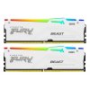 Kingston DDR5 32GB (2x16GB) 6000Mhz FURY Beast RGB White (KF560C36BWEAK2-32)