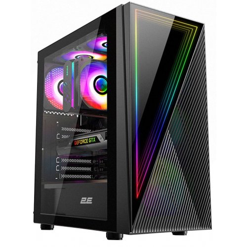 Корпус 2E Gaming INFINITY G205А без БЖ (2E-G205A) Black купити з перевіркою сумісності: огляд, характеристики, ціна у Києві, Львові, Вінниці, Хмельницькому, Івано-Франківську, Україні | інтернет-магазин TELEMART.UA фото