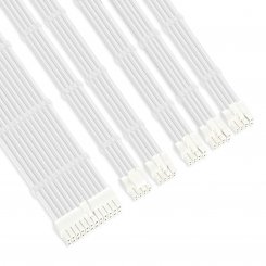 Набор кастомных кабелей питания EVOLVE Custom Extension PSU Cable Kit 0.3m (EV-EPSUMF-03W) White