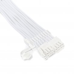 Кастомні кабелі для відеокарти EVOLVE 2 x 8 pin Mash Type ARGB (EV-2PCIEMRGB-W) White