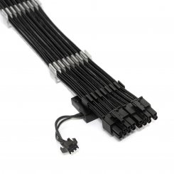 Кастомные кабели для видеокарты EVOLVE 2 x 8 pin Mash Type ARGB (EV-2PCIEMRGB-BK) Black