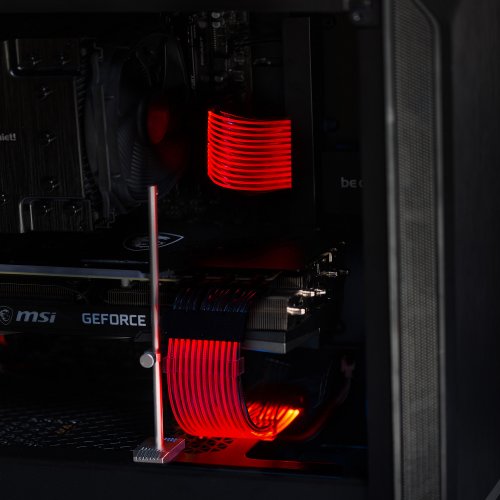 Купити Кастомні кабелі для відеокарти EVOLVE 3 x 8 pin Row Type ARGB (EV-3PCIERRGB-SL) Silver - ціна в Києві, Львові, Вінниці, Хмельницькому, Франківську, Україні | інтернет-магазин TELEMART.UA фото
