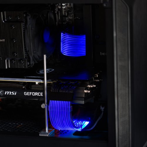 Купити Кастомні кабелі для відеокарти EVOLVE 3 x 8 pin Row Type ARGB (EV-3PCIERRGB-SL) Silver - ціна в Києві, Львові, Вінниці, Хмельницькому, Франківську, Україні | інтернет-магазин TELEMART.UA фото