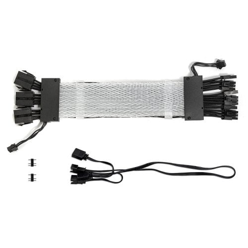 Купить Кастомные кабели для видеокарты EVOLVE 3 x 8 pin Mash Type ARGB (EV-3PCIEMRGB-BK) Black - цена в Харькове, Киеве, Днепре, Одессе
в интернет-магазине Telemart фото