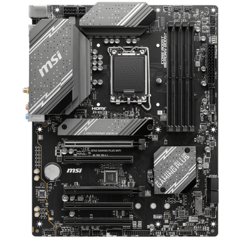 Photo Motherboard MSI B760 GAMING PLUS WIFI (s1700, Intel B760)