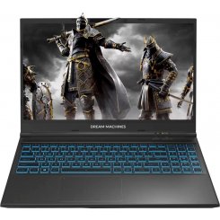 Ноутбук Dream Machines RG3050-15 (RG3050-15UA33) Black / 15.6″ (1920x1080, WVA) / Intel Core i5-12500H (2.5–4.5 ГГц), 12 ядер / NVIDIA GeForce RTX 3050 / 16 ГБ (DDR4) / 1024 ГБ (SSD) / Без ОС