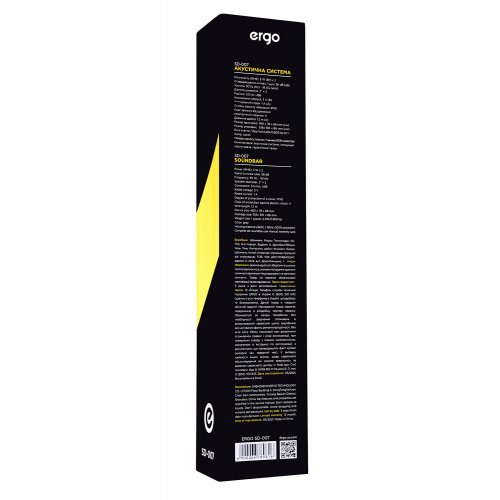 Купити Саундбар Ergo SD-007 Black - ціна в Києві, Львові, Вінниці, Хмельницькому, Франківську, Україні | інтернет-магазин TELEMART.UA фото