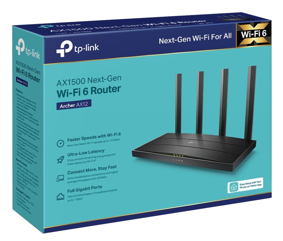 Wi Fi TP LINK Archer AX12