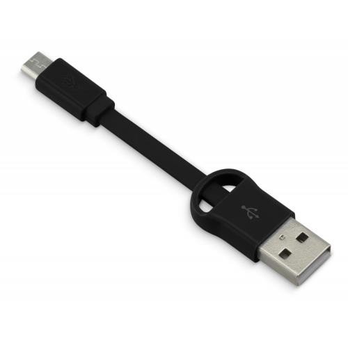 Купить USB Кабель Kit Micro USB 0.15m (8600USBKEYBK) Black - цена в Харькове, Киеве, Днепре, Одессе
в интернет-магазине Telemart фото