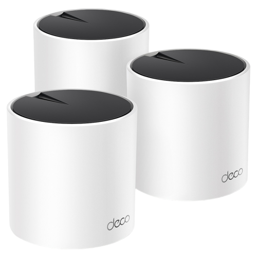 Купити Wi-Fi роутер TP-LINK Deco X55 Whole Home Mesh Wi-Fi System (3-pack) - ціна в Києві, Львові, Вінниці, Хмельницькому, Франківську, Україні | інтернет-магазин TELEMART.UA фото