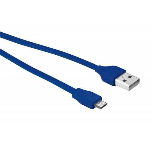 Купити USB Кабель Trust URBAN Flat Micro USB 0.2m Blue - ціна в Києві, Львові, Вінниці, Хмельницькому, Франківську, Україні | інтернет-магазин TELEMART.UA фото