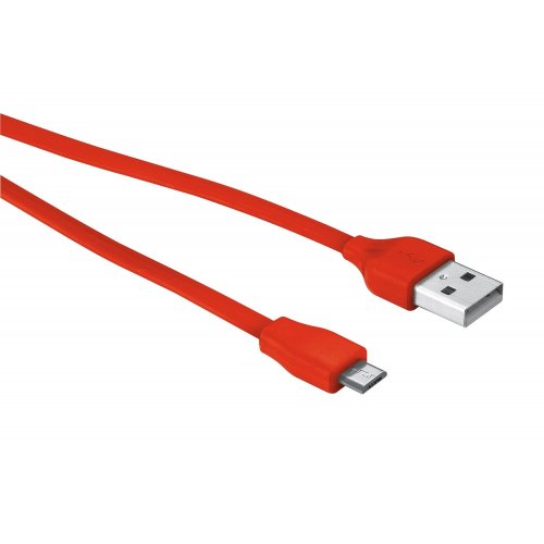Купить USB Кабель Trust URBAN Flat Micro USB 0.2m Red - цена в Харькове, Киеве, Днепре, Одессе
в интернет-магазине Telemart фото