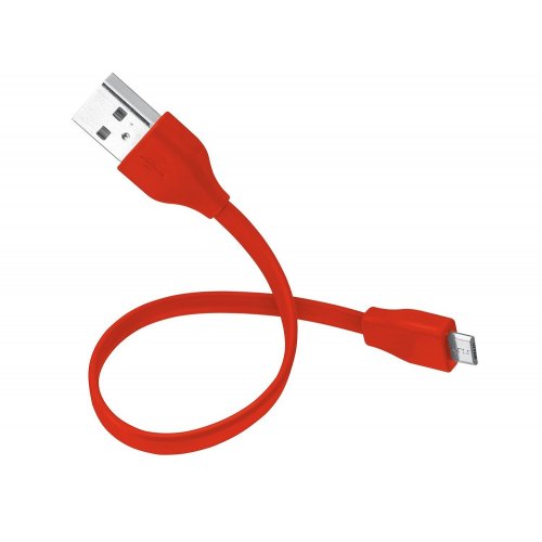 Купить USB Кабель Trust URBAN Flat Micro USB 0.2m Red - цена в Харькове, Киеве, Днепре, Одессе
в интернет-магазине Telemart фото