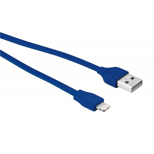 Купить USB Кабель Urban Revolt Flat Lightning 0.2m Blue - цена в Харькове, Киеве, Днепре, Одессе
в интернет-магазине Telemart фото