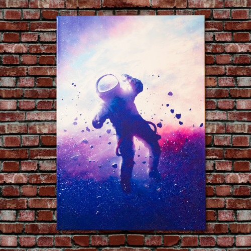 Купити Картина Evolve Wall Art Astronaut - ціна в Києві, Львові, Вінниці, Хмельницькому, Франківську, Україні | інтернет-магазин TELEMART.UA фото