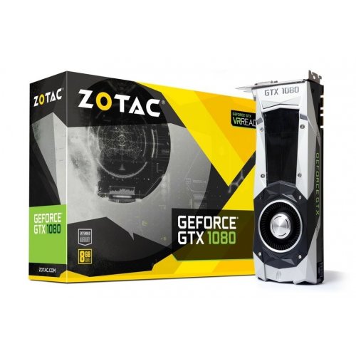 Продать Видеокарта Zotac GeForce GTX 1080 Founders Edition 8192MB (ZT-P10800A-10P) по Trade-In интернет-магазине Телемарт - Киев, Днепр, Украина фото