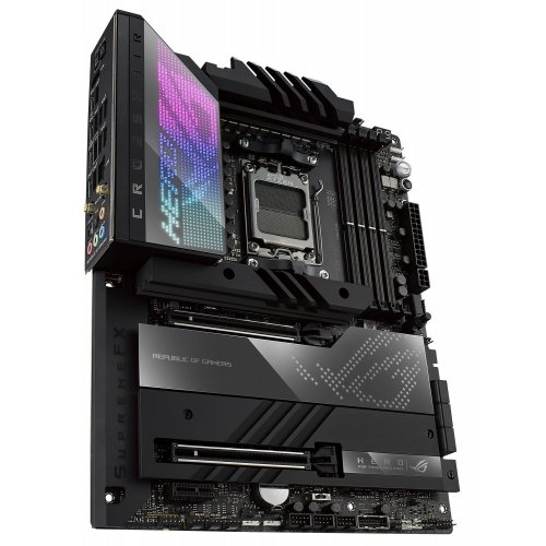 Продать Seller recertified материнская плата Asus ROG CROSSHAIR X670E HERO (sAM5, X670) (Следы использования, 503863) по Trade-In интернет-магазине Телемарт - Киев, Днепр, Украина фото