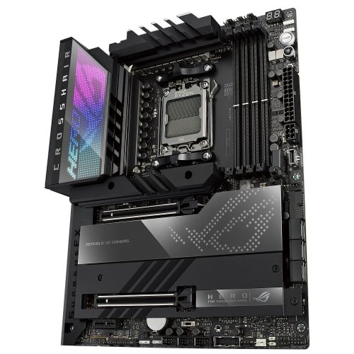 Продать Seller recertified материнская плата Asus ROG CROSSHAIR X670E HERO (sAM5, X670) (Следы использования, 503863) по Trade-In интернет-магазине Телемарт - Киев, Днепр, Украина фото