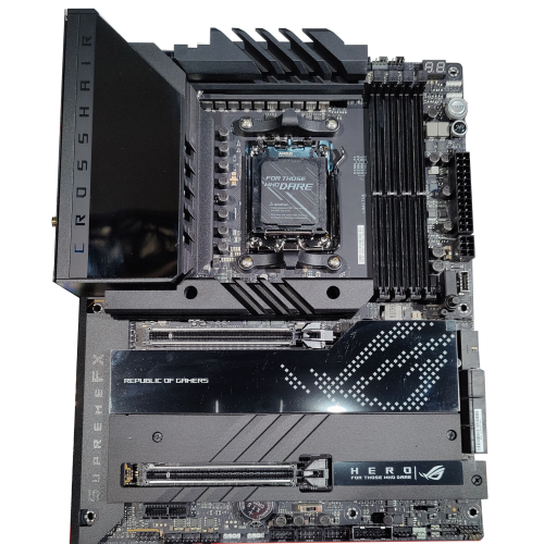 Продать Seller recertified материнская плата Asus ROG CROSSHAIR X670E HERO (sAM5, X670) (Следы использования, 503863) по Trade-In интернет-магазине Телемарт - Киев, Днепр, Украина фото