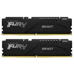 Фото Seller recertified ОЗУ Kingston DDR5 32GB (2x16GB) 5200Mhz FURY Beast Black (KF552C40BBK2-32) (Следы использования, 503868)