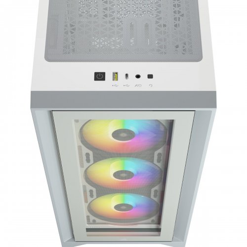 Продати Seller recertified корпус Corsair iCUE 4000X RGB Tempered Glass без БП (CC-9011205-WW) White (Сліди використання, 503876) за Trade-In у інтернет-магазині Телемарт - Київ, Дніпро, Україна фото