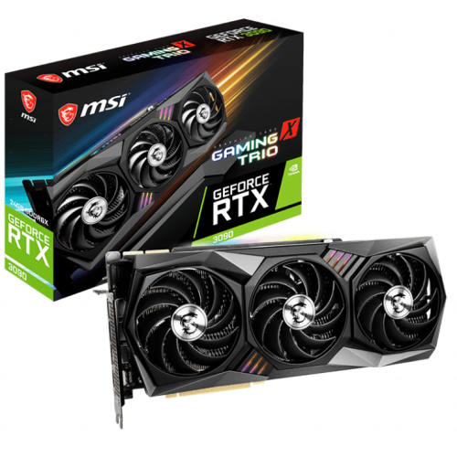 Продать Seller recertified видеокарта MSI GeForce RTX 3090 GAMING X TRIO 24576MB (RTX 3090 GAMING X TRIO 24G) (Следы использования, 503877) по Trade-In интернет-магазине Телемарт - Киев, Днепр, Украина фото