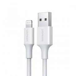 Кабель Ugreen US155 USB to Lightning 2.4A 1.5m (80315) White