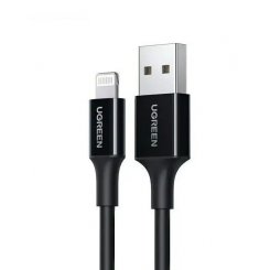 Кабель Ugreen US155 USB to Lightning 2.4A 1m (80822) Black