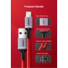 Фото Кабель Ugreen US293 USB to Lightning 2.4A 1m (80635) Red