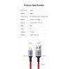 Фото Кабель Ugreen US293 USB to Lightning 2.4A 1m (80635) Red