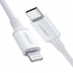 Кабель Ugreen US171 USB Type-C to Lightning 2A (18W) 1m (10493) White