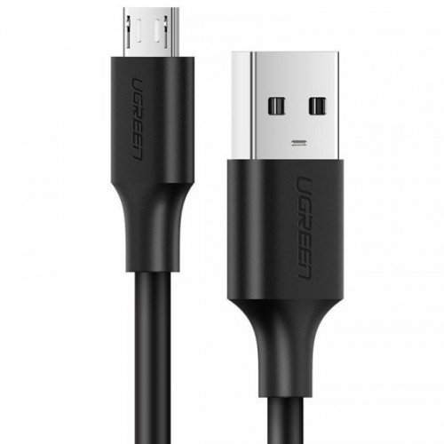 Кабель Ugreen US289 USB 2.0 to microUSB 2.4A 1.5m (60137) Black купить в Украине | Telemart фото