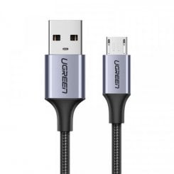 Кабель Ugreen US290 USB 2.0 to microUSB 2.4A 1m (60146) Black
