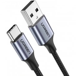 Кабель Ugreen US288 USB 2.0 to USB Type-C 3.0A (18W) 1m (60126) Black