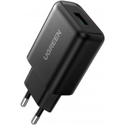 Мережевий зарядний пристрій Ugreen CD122 USB 3A 18W (70273) Black