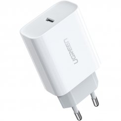 Мережевий зарядний пристрій Ugreen CD137 USB Type-C 3A 20W (60450) White