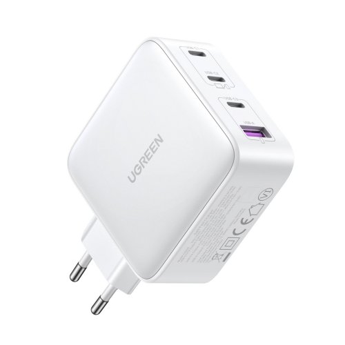 Купити Мережевий зарядний пристрій Ugreen CD226 USB + 3 x USB Type-C 100W (15337) White - ціна в Києві, Львові, Вінниці, Хмельницькому, Франківську, Україні | інтернет-магазин TELEMART.UA фото