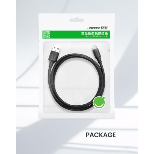 Кабель Ugreen US199 USB to Lightning 2.4A 1.5m (60162) Silver купити в Україні | Telemart фото