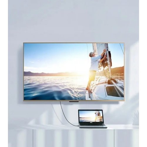 Купити Кабель Ugreen HD101 HDMI to HDMI 2.0 4K 3D 1.5m (10128) Black/Yellow - ціна в Києві, Львові, Вінниці, Хмельницькому, Франківську, Україні | інтернет-магазин TELEMART.UA фото