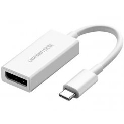 Кабель Ugreen MM130 USB Type-C to DisplayPort 0.15m (40372) White