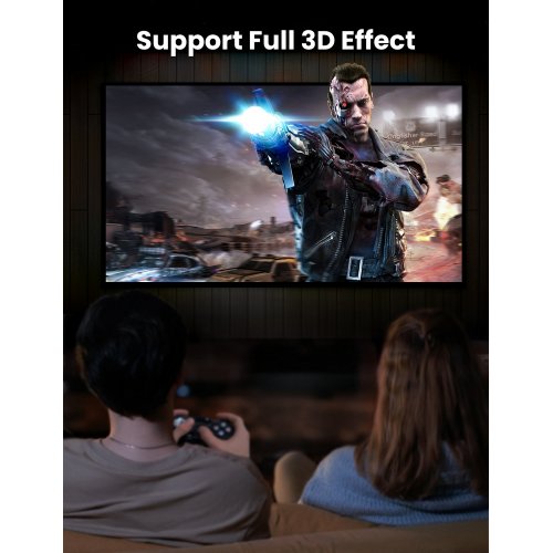 Купити Кабель Ugreen HD118 HDMI to HDMI 2.0 4K 1m (40408) Black - ціна в Києві, Львові, Вінниці, Хмельницькому, Франківську, Україні | інтернет-магазин TELEMART.UA фото