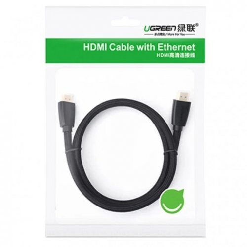 Купити Кабель Ugreen HD118 HDMI to HDMI 2.0 4K 1.5m (40409) Black - ціна в Києві, Львові, Вінниці, Хмельницькому, Франківську, Україні | інтернет-магазин TELEMART.UA фото
