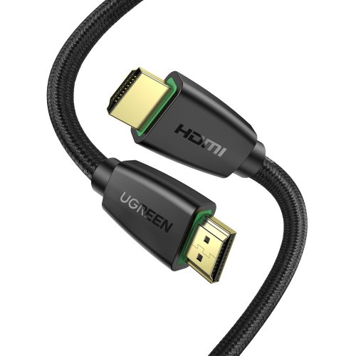 Купити Кабель Ugreen HD118 HDMI to HDMI 1.4 4K 5m (40412) Black - ціна в Києві, Львові, Вінниці, Хмельницькому, Франківську, Україні | інтернет-магазин TELEMART.UA фото
