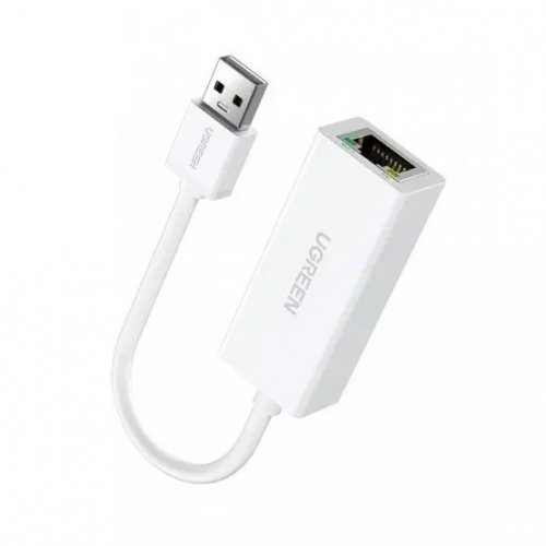 Купить Сетевая карта Ugreen CR110 USB 2.0 to RJ-45 Ethernet (20253) White - цена в Харькове, Киеве, Днепре, Одессе
в интернет-магазине Telemart фото